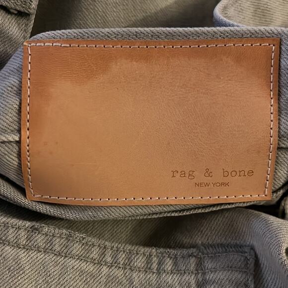 Rag & Bone 90s High Rise Jean in Anchor (Light Grey) Size 31/12 NWT $275 - Picture 14 of 16